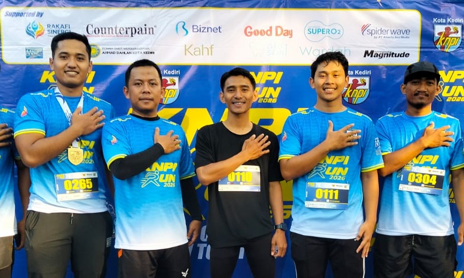 Galakkan Pemuda Sehat dan Berprestasi, Pemuda LDII Kota Kediri Ramaikan KNPI Run 2026