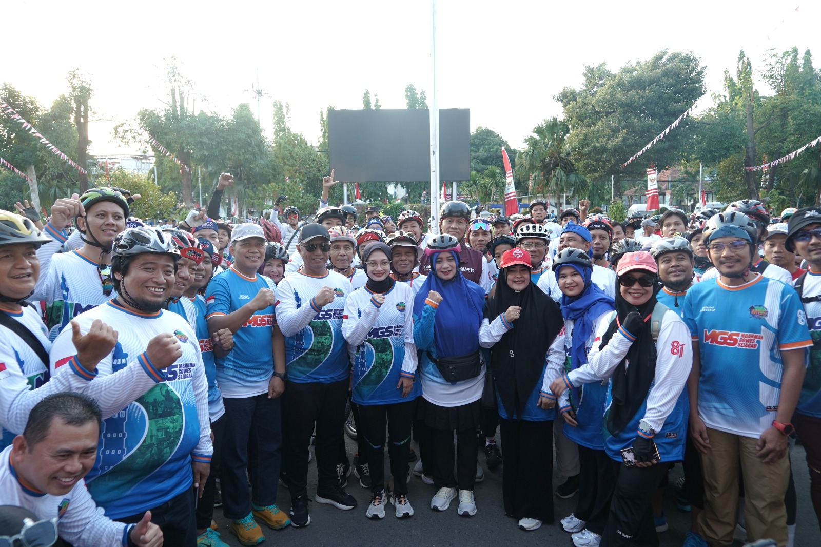 1.400 Pesepeda Ramaikan Jamnas 2 MGS, LDII Kota Kediri Dorong Kediri Dikenal Lewat Sport Tourism