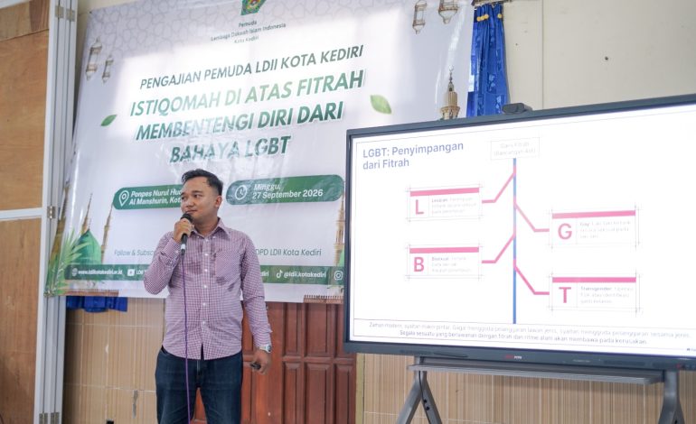 Pengajian Pemuda LDII Kota Kediri Kupas Bahaya LGBT dari Sisi Agama dan Kesehatan
