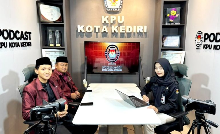 Hadir di Podcast KPU Kota Kediri, Pemuda LDII Bicara Demokrasi, Kepemimpinan, dan Literasi Digital
