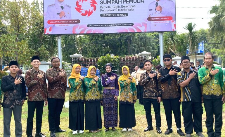 Ikuti Upacara Hari Sumpah Pemuda, Pemuda LDII Kediri Soroti Pentingnya Kolaborasi